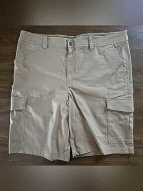 🥎BC Clothing Co. Men's Tan Utility Cargo Shorts